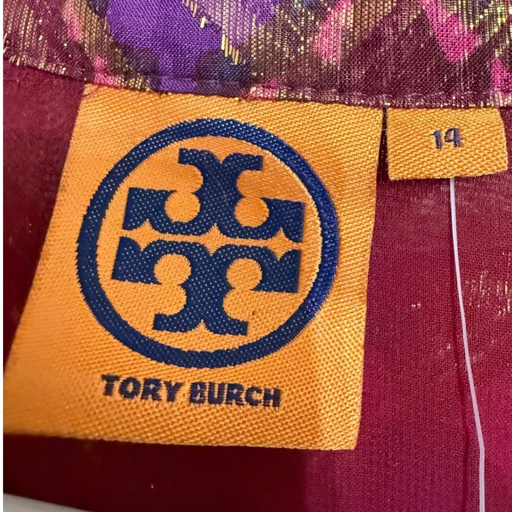 Tory Burch lame plaid